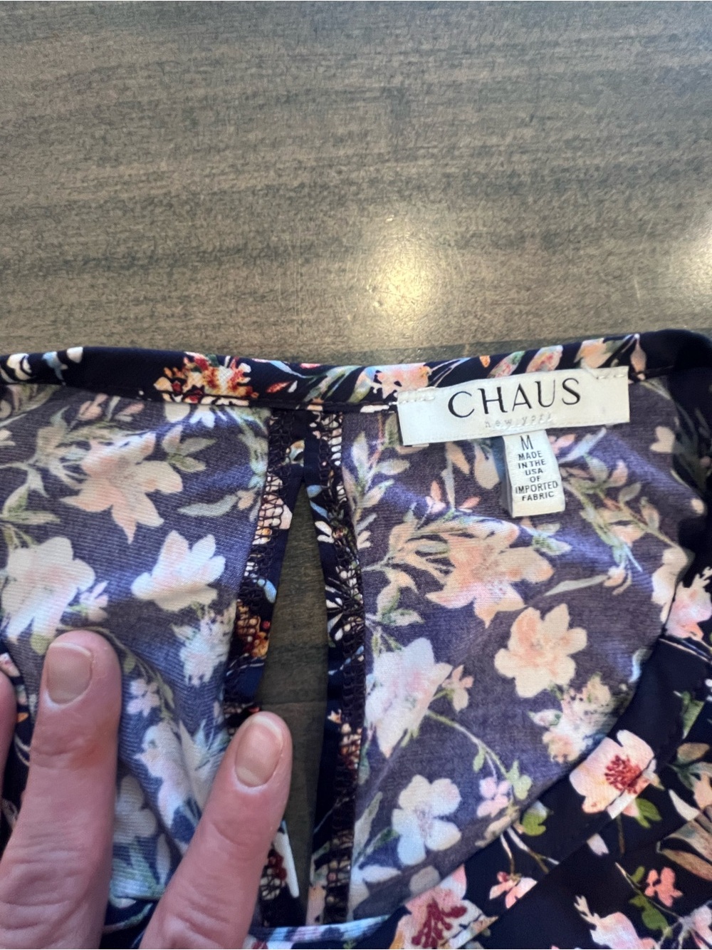Chaus Navy Floral Blouse
Size: Medium - Picture 7 of 9